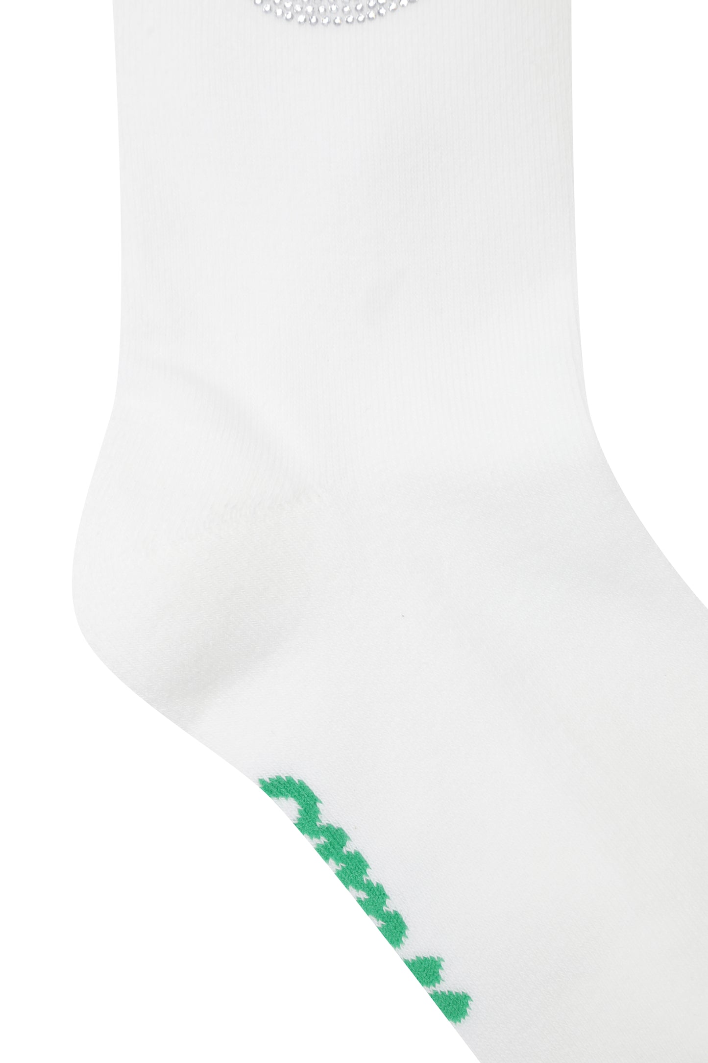 Women's Embellished Crystal Logo Socks