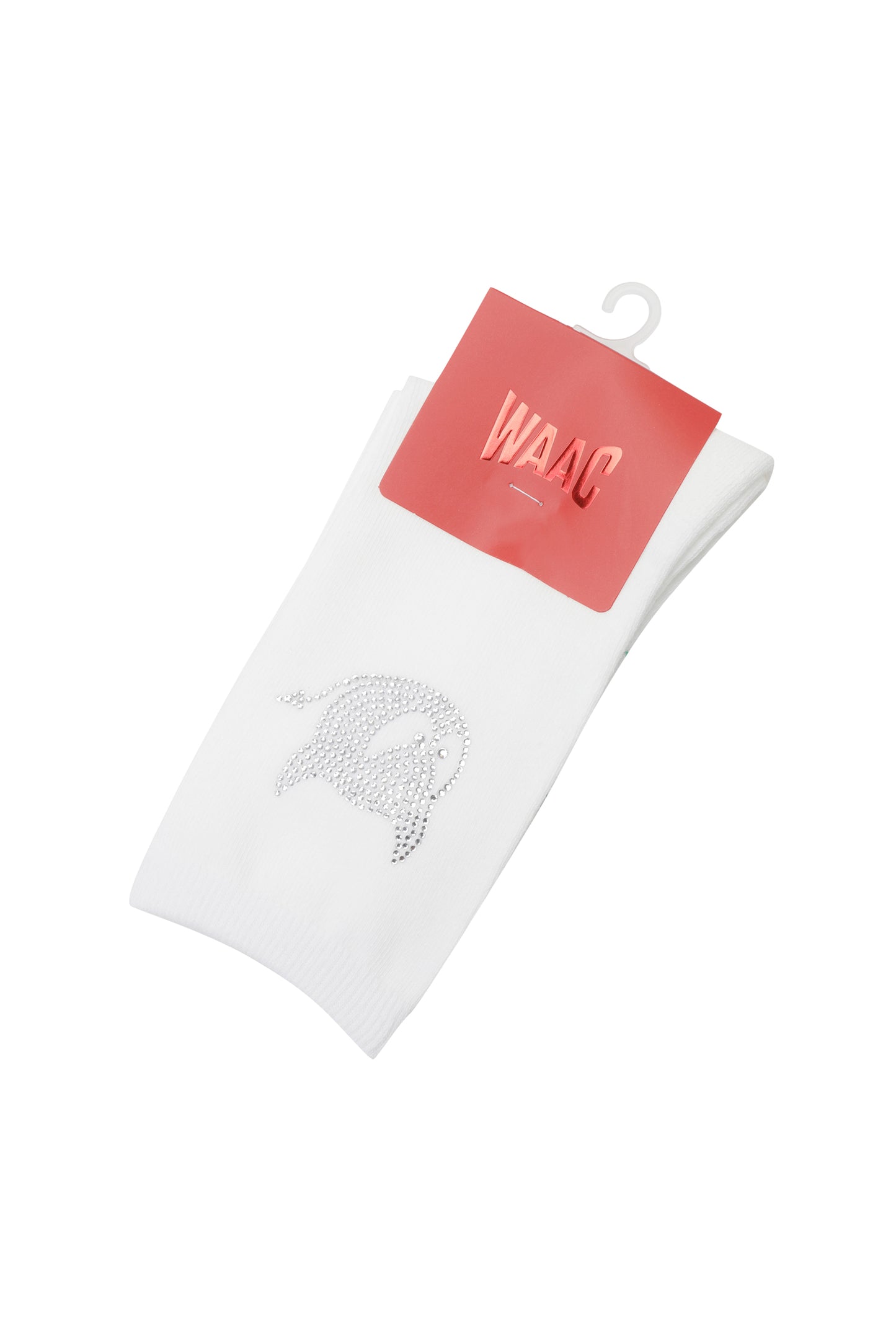 Women's Embellished Crystal Logo Socks