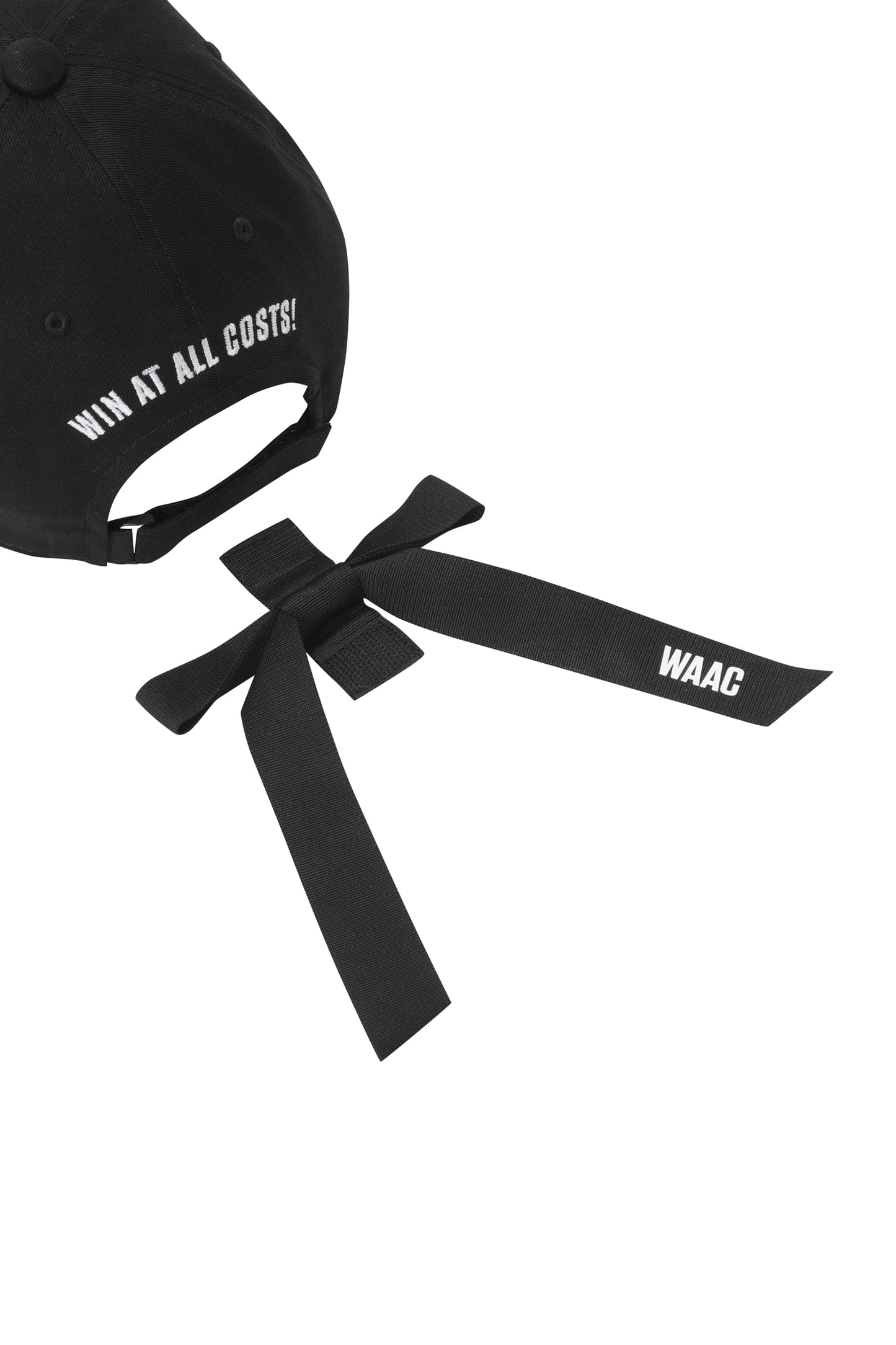Women's Adjustable Velcro Ribbon Tie Cap
