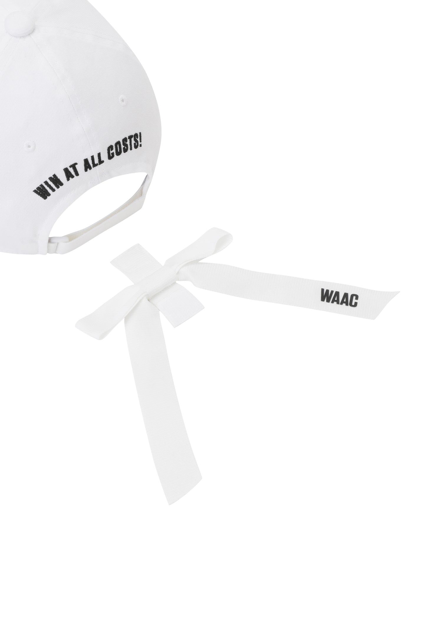 Women's Adjustable Velcro Ribbon Tie Cap