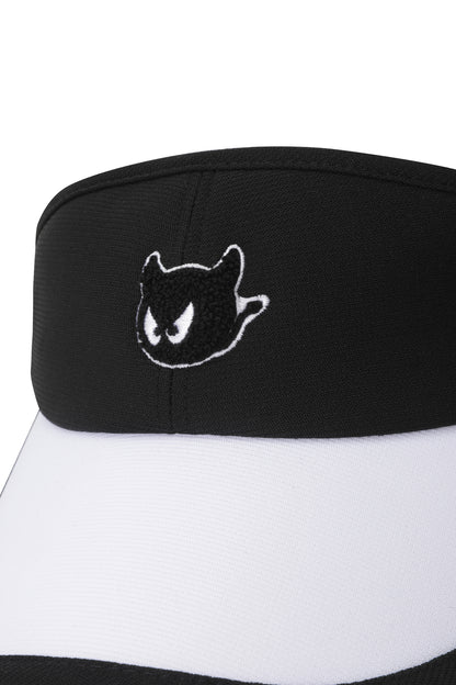 Women's Active High Brim Adjustable Ribbon Visor