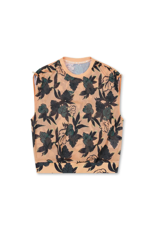 Women's Forest Sleeveless Mesh Vest